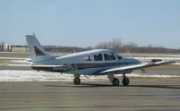N4015J @ KAXN - Piper PA-28-181 Archer taxiing to runway 22 for departure. - by Kreg Anderson