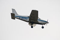 G-BXWO @ EGLK - Steep approach RW25