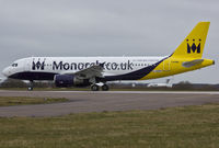 G-OOPP @ EGSH - Departing EGSH after spray into new Monarch C/S by Air Livery (To become G-OZBW).