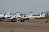 G-BYWS @ EGYE - at the Defence Elementary Flying Training School (DEFTS), RAF Barkston Heath - by Chris Hall