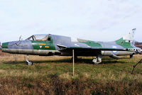 XL578 @ NONE - Used for spares by Delta Jets at Kemble then dumped on the fire dump. Rescued and moved to Wickenby then to a private owner at Kirkstead. The original rear fuselage was used to restore XL586 now in Wickford, Essex. The rear on this Hunter is from XG290 - by Chris Hall