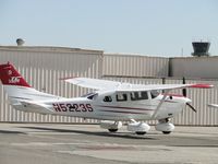 N5223S @ CNO - Parked by a hanger and appeared to be getting ready for a flight - by Helicopterfriend