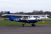 G-BEOK @ EGNE - Privately owned - by Chris Hall