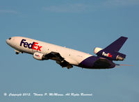 N383FE @ KPHL - FedEX 445 Heavy climbing out frm 27L on an early morning departure from PHL.