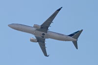 C-FWVJ @ KPSP - Westjet  Boeing 737-8CT, WJA1723 departing KPSP en route to CYVR. - by Mark Kalfas