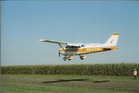 N5439H @ I48 - Spot landing contest, Carthage, IL, Summer,1984. - by Jim Williams