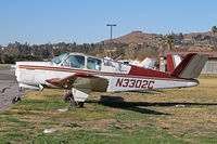 N3302C @ RIR - This 1954 Bonanza is looking a little sorry - by Duncan Kirk