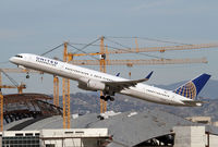 N57855 @ LAX - Long and spindely!  The new LAX terminal is under construction in the backgroundn - by Duncan Kirk