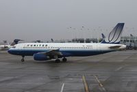 N493UA @ KORD - Airbus A320