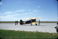 N32165 - Old Kodachrome photo my dad took of this old Waco in the 1950's. Registered as N32165.  Photo taken at Malmstrom AFB Mt in 1952.