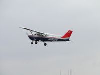 N98326 @ POC - Lifting off into the clouds for a westerly departure - by Helicopterfriend