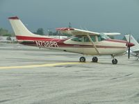 N738PR @ CCB - Parked north of Maniac Mike's Cafe - by Helicopterfriend