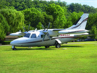N40JJ @ 3M0 - MU2 Visits Gaston's Airport - by Jim Gaston