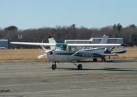 N757FJ @ KBVY - On east ramp at KBVY. - by Samuel D.