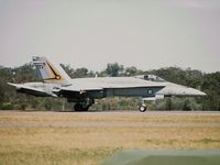 A21-6 @ YWLM - Photograph by Edwin van Opstal with permission. Scanned from a color print. - by red750