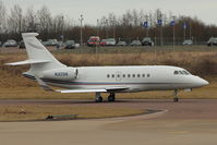 N325B @ EGGW - Dassault Aviation FALCON 2000EX, c/n: 197 taxying for departure from Luton - by Terry Fletcher
