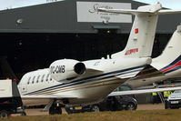 TC-CMB @ EGGW - 1998 Learjet 45, c/n: 45-007 at Luton - by Terry Fletcher