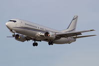 N802TJ @ LAX - Swift Air N802TJ (FLT SWQ802) from Denver Int'l (KDEN) on short final to RWY 25L. - by Dean Heald