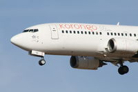 OO-LTM @ EBBR - Arrival of flight SN3634 to RWY 25L - by Daniel Vanderauwera