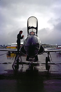 G-OAHB - Aircraft in for refuelling sometime in 1970`s . Unable to give specific date. - by Alan Pratt