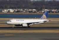 N850UA @ KDCA - Airbus A319