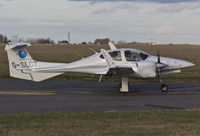 G-SLCT @ EGSH - Taxiing away from SaxonAir.