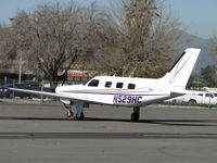 N529HC @ POC - Parked in transient parking - by Helicopterfriend