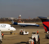 N17560 @ KDCA - Taxi to parking DCA, VA - by Ronald Barker
