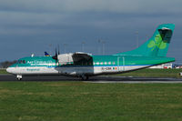 EI-CBK @ EIDW - Aer Arann ATR-42 now painted in the clrs of Aer Lingus Regional.