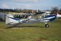 G-AGVG @ EGHP - Modified Auster 5J1 at Popham. I last photographed this aeroplane at Fairoaks in 1963 at a Tiger Club air show. It has been much modified since. - by moxy