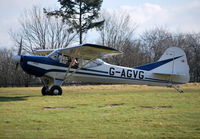 G-AGVG @ EGHP - Modified Auster 5J1 at Popham. I last photographed this aeroplane at Fairoaks in 1963 at a Tiger Club air show. It has been much modified since. - by moxy