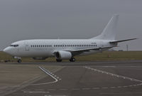 LN-KKO @ EGSH - Being towed to stand 8 after spray into an all white C/S.