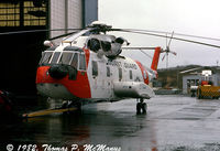 1475 @ PADQ - USCG Sikorsky HH-3F Pelican, BuNo 1475, C/N: 61-637, displaying the markings of USCG Air Station Kodiak, Alaska.  08 May 1982, Ektachrome 64. - by Thomas P. McManus