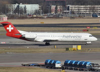 HB-JVF @ AMS - Taxi to the gate of Schiphol Airport - by Willem Göebel