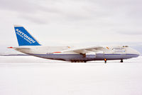 UR-82029 - Taxiing to parking position - by Brian K Bishop