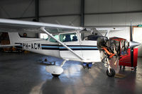 PH-ACM @ EHTX - Getting her maintenance here. Thanks to the guys who let me walk around in the hangar. Ex-registration: N63602