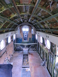 N43WT - Interior shot after removal of debris left from being flooded by Hurricane Ike. I'm looking for any and all info on this WWII relic. If you have info, photos or stories let me know! - by Jason Barnett