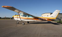 N1757R @ O43 - nice evening light on this Cessna - by olivier Cortot
