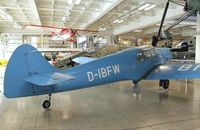 OY-AIJ - Nord 1002, re-converted with Argus engine to Bf 108 and displayed as 'D-IBFW' at the Deutsches Museum, München (Munich)