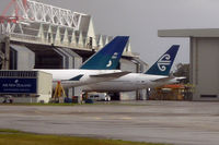 ZK-NBT @ NZAA - The next B744 leaving the fleet - the tail is already painted over. Just a couple are left. Quite sad...:( - by Micha Lueck