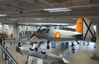 E3B-555 - CASA 1.131 (E3B) (spanish license built Bücker Bü 131 Jungmann) at the Deutsches Museum, München (Munich)