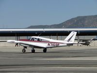 N7103P @ CCB - Rolling out after landing - by Helicopterfriend