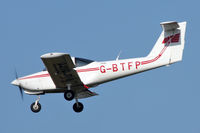 G-BTFP @ EGNT - Piper PA-38-112 Tomahawk, Newcastle Airport, March 2012. - by Malcolm Clarke