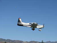 N5832L @ SZP - 1972 American Aviation AA-5 TRAVELER, first year of production, Lycoming O-320-E2G 150 Hp, on final Rwy 04 - by Doug Robertson