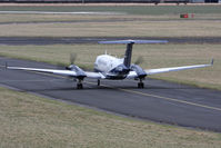 G-COBM @ EGNV - Beech Super King Air 350 at Durham Tees Valley Airport, March 2012. - by Malcolm Clarke