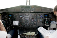 PJ-SLH @ TNCB - A quick peek in the cockpit after our flight from Curacao. - by Connector