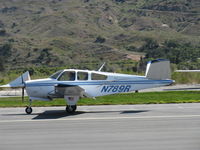 N789R @ SZP - 1965 Beech S35 BONANZA, Continental IO-520-B 285 Hp, takeoff roll Rwy 04 - by Doug Robertson