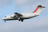 EI-RJT @ EGNT - British Aerospace AVRO 146-RJ85A on approach to Runway 25 at Newcastle Airport, March 2012. - by Malcolm Clarke