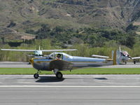 N99711 @ SZP - 1946 ERCO Ercoupe 415-D, Continental O-200 100 Hp upgrade, landing roll Rwy 04 - by Doug Robertson