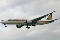 9V-SWR @ EGLL - Singapore Airlines' 2008 Boeing 777-312ER, c/n: 34583 at Heathrow - by Terry Fletcher
